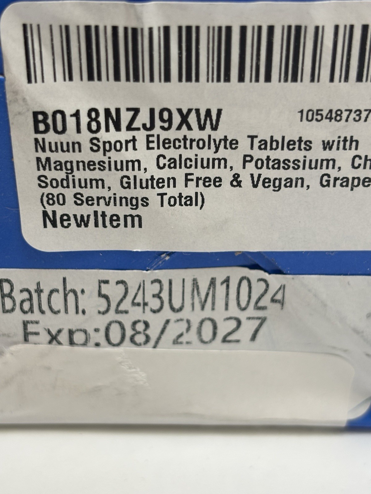 Nuun Sport Electrolyte Hydration Tablets 4-10 Count Tubes 40 Servings Exp 08/27