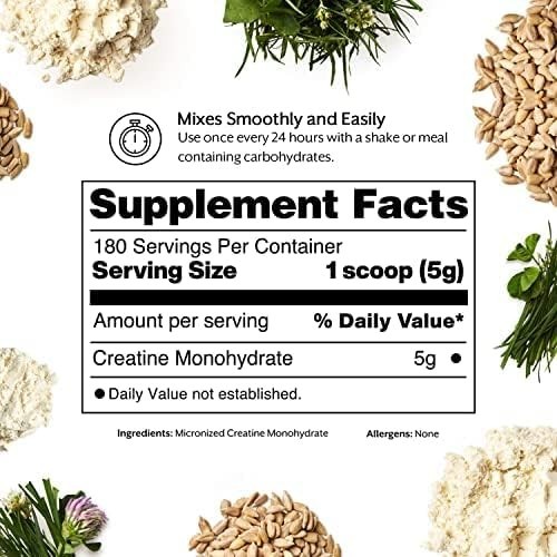ProMix Creatine Monohydrate Powder 5g|Muscle Gain,Strength&Recovery 180 Servings