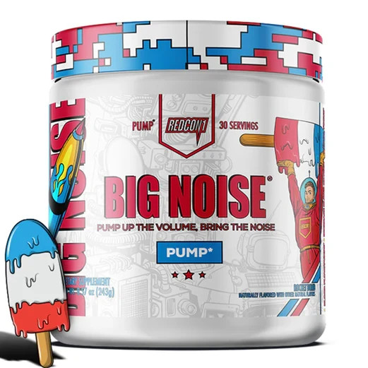 Redcon1 Big Noise Non-Stim Preworkout 30 Servings Rocket Bomb New