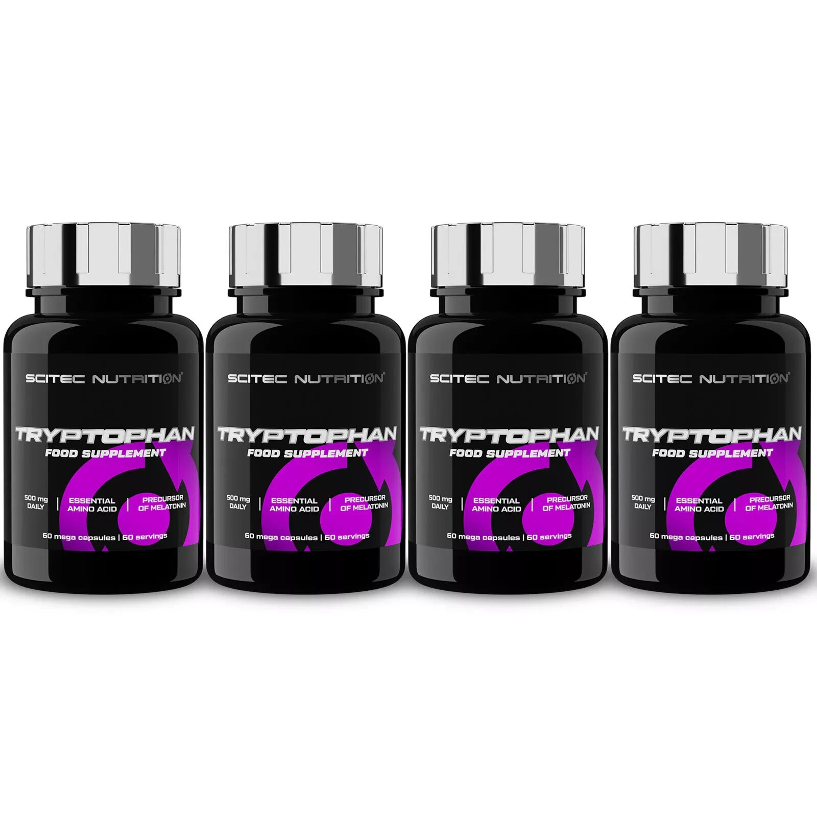 SCITEC TRYPTOPHAN 60-180 Caps Supports Relaxation, Positive Mood, Sleep