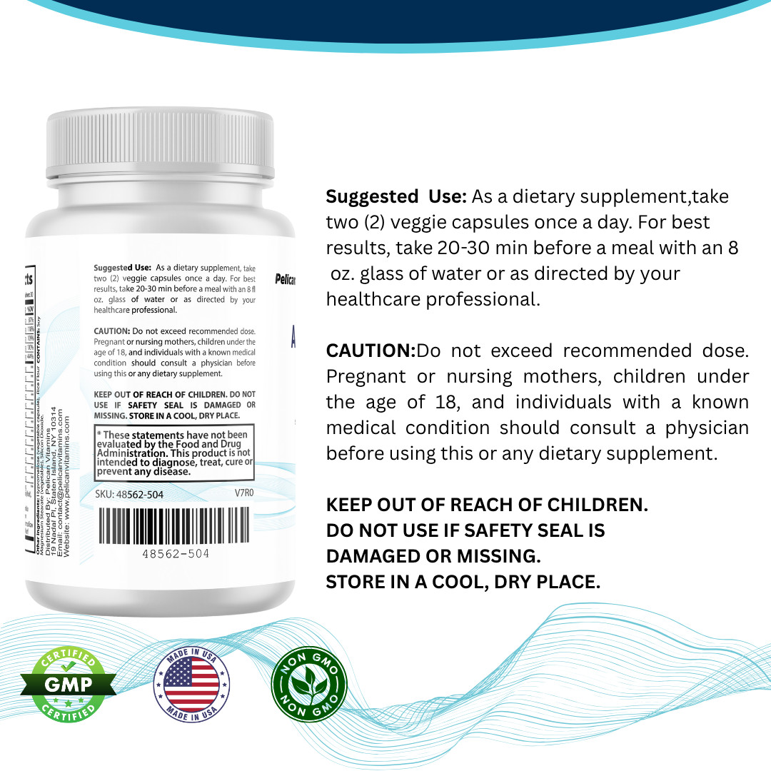 Alpha Stream + – Prostate Support- 5 Bottles- 300 Capsules
