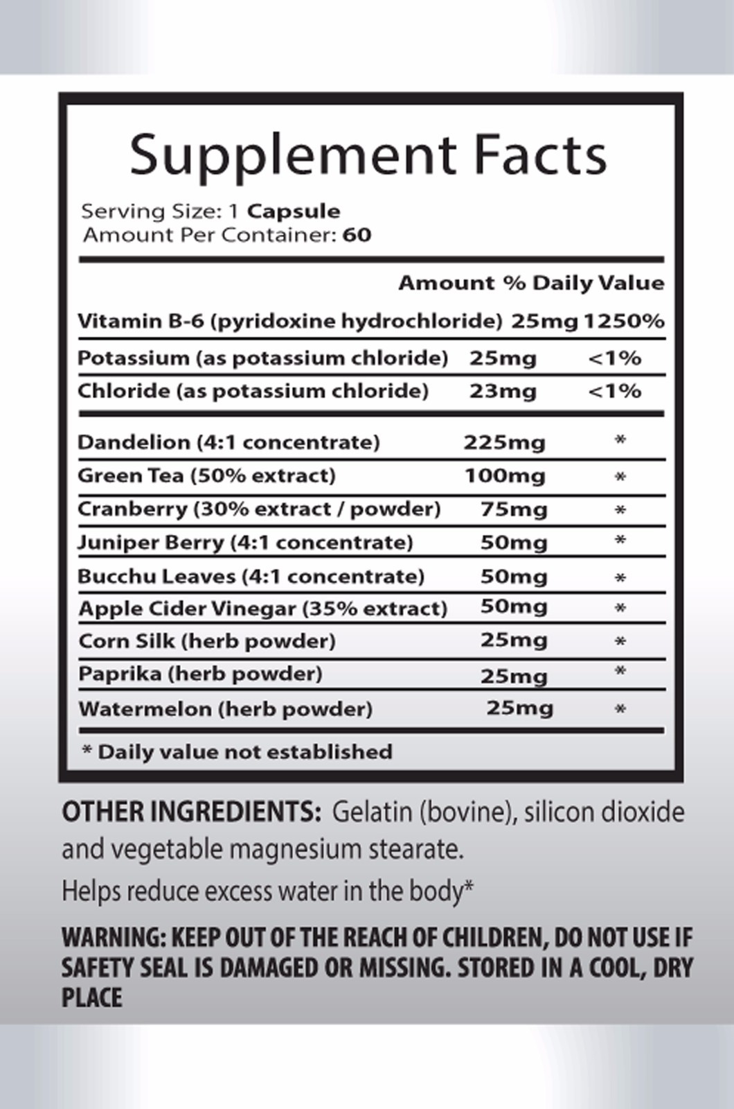 Antioxidant berry powder – WATER AWAY – RASPBERRY KETONE COMBO-raspberry ketones