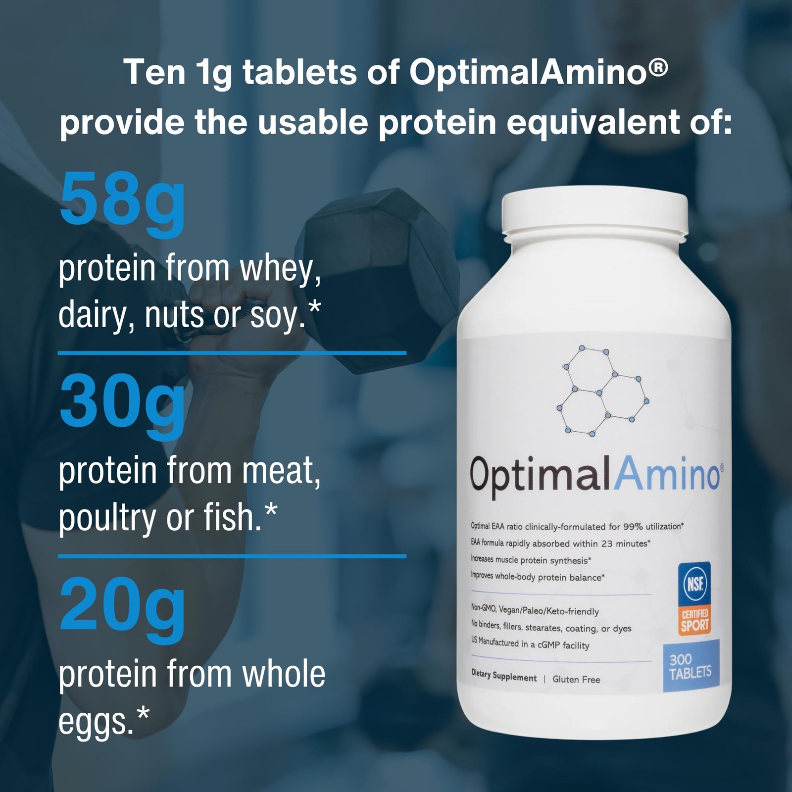 Tablets (300 Count) | 99% Utilized Essential Amino Acids (EAA) Supplement, In…