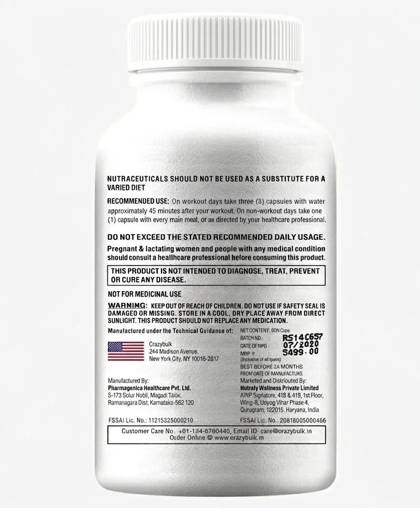 CrazyBulk TESTO-MAX Advanced Muscle & Performance Support