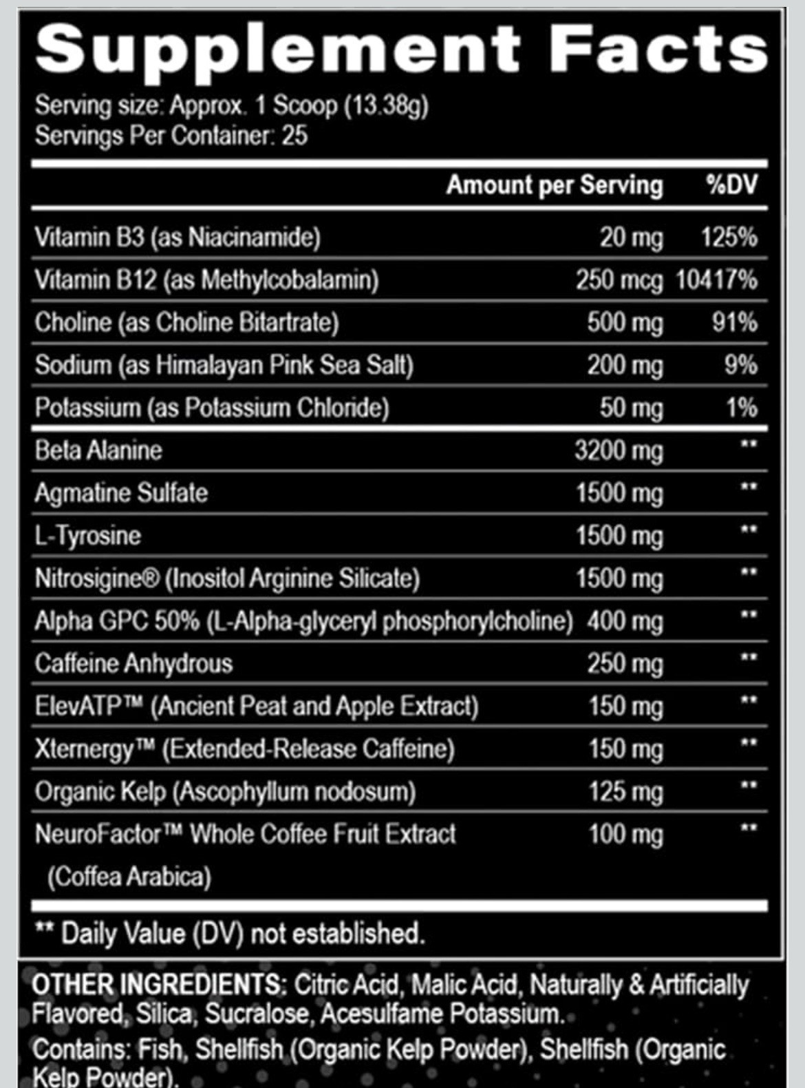 Black Magic Villain Extreme Preworkout Bombsicle 30 Servings