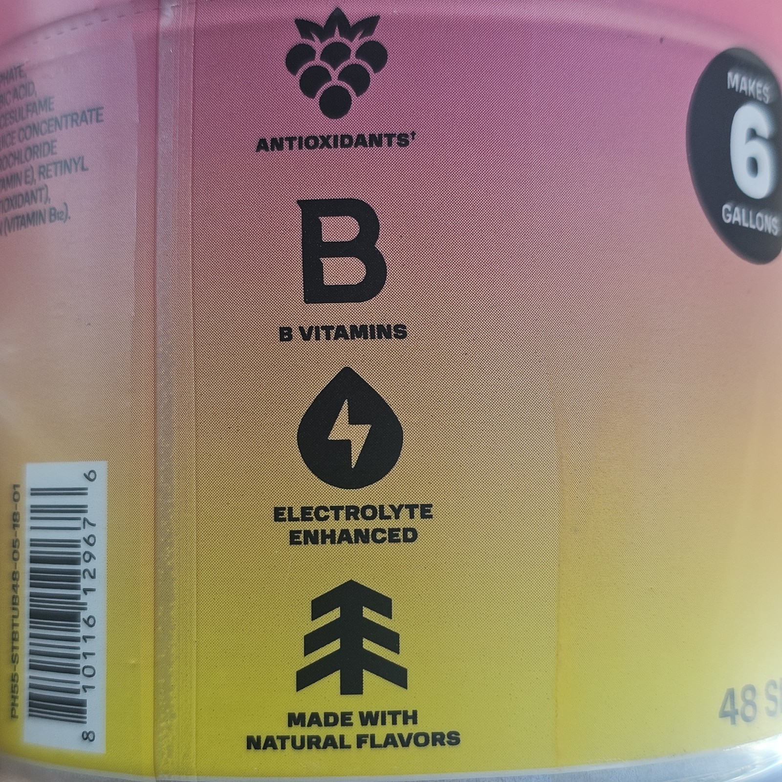 PRIME Hydration+ Powder Strawberry Banana 48 Servings Sealed Makes 6 Gallons