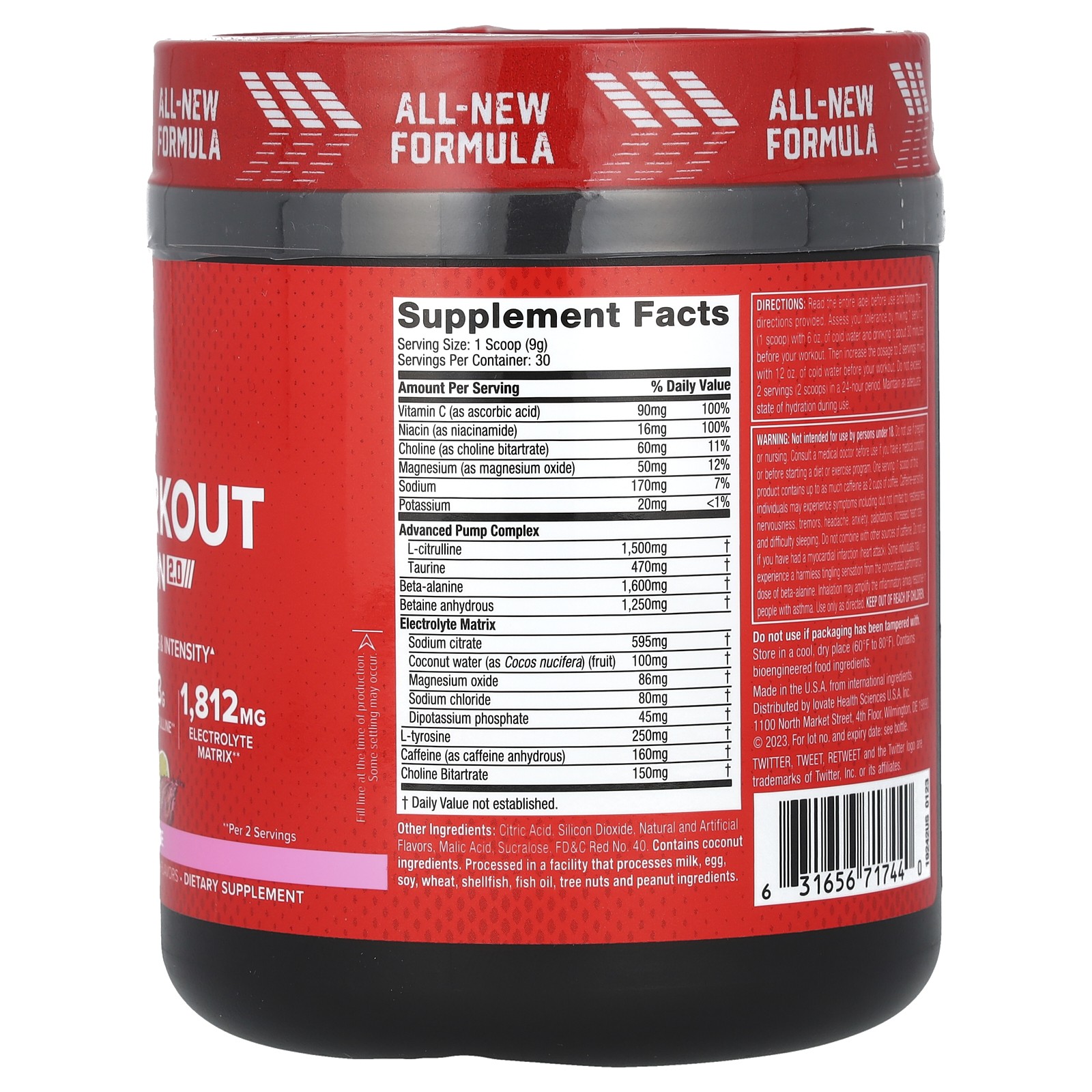 Pre-Workout Explosion 2.0, Pink Lemonade , 9.63 oz (273 g)