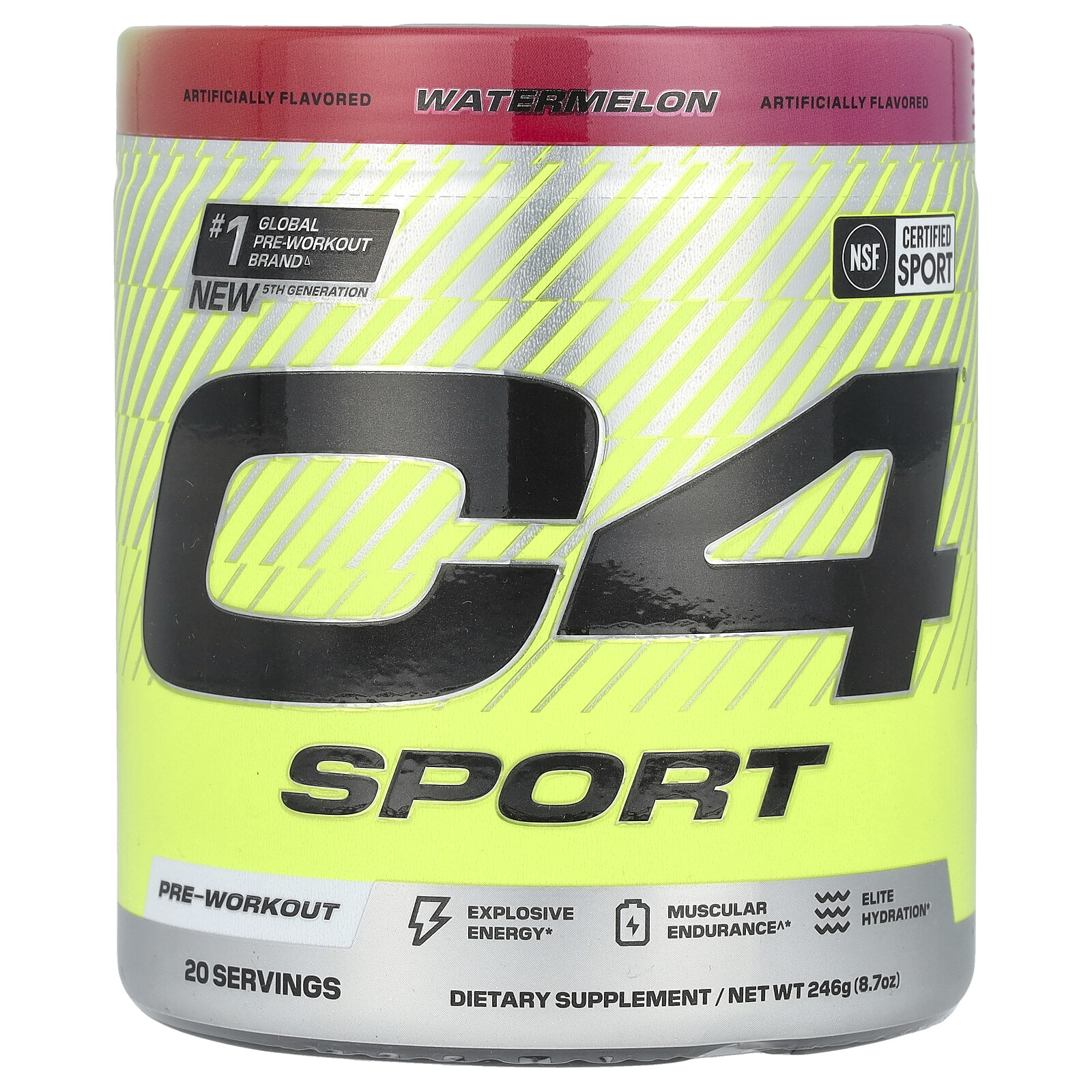 C4 Sport, Pre-Workout, Watermelon, 8.7 oz (246 g)