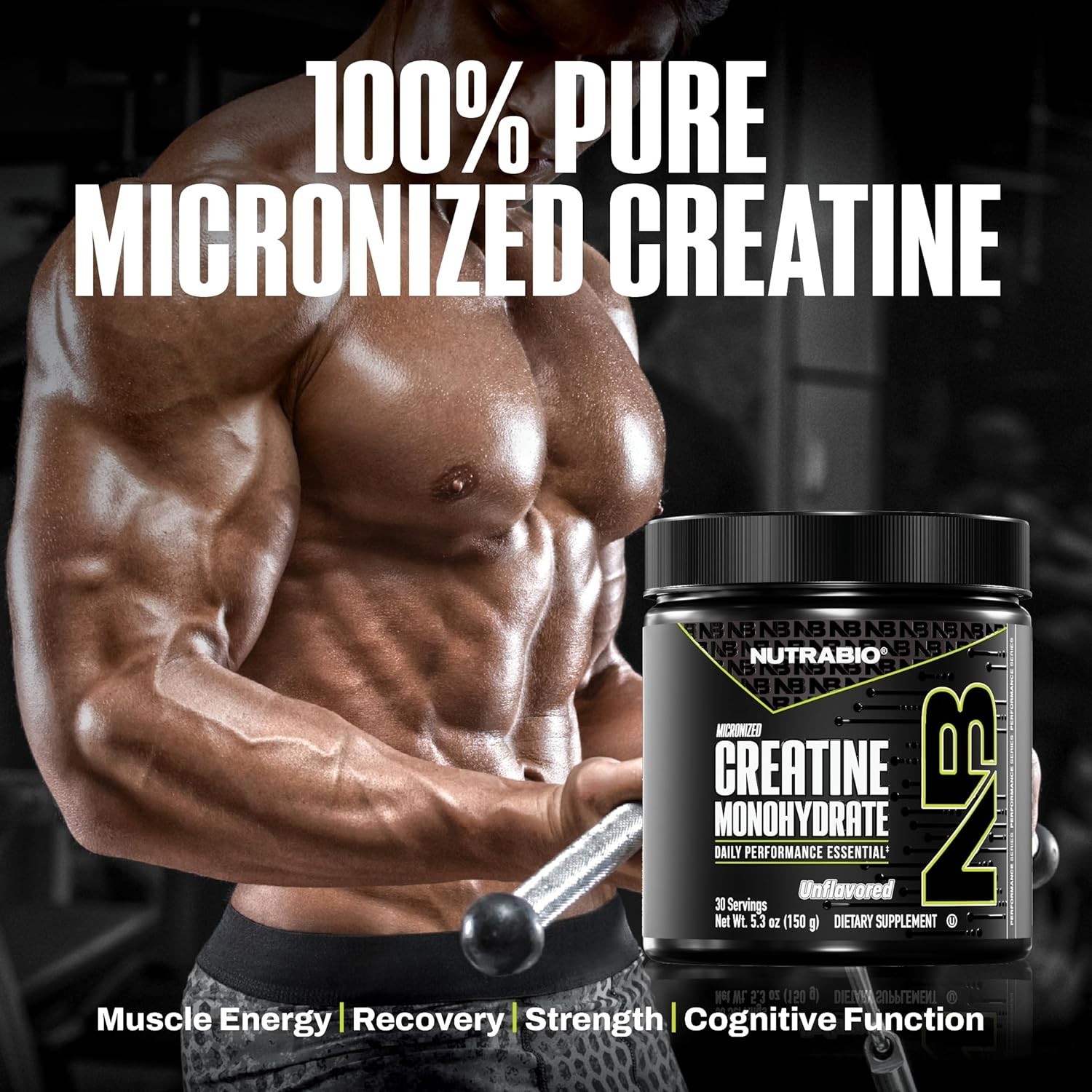 150g Unflavored Creatine Powder – Supports Muscle Growth & Recovery for Adults