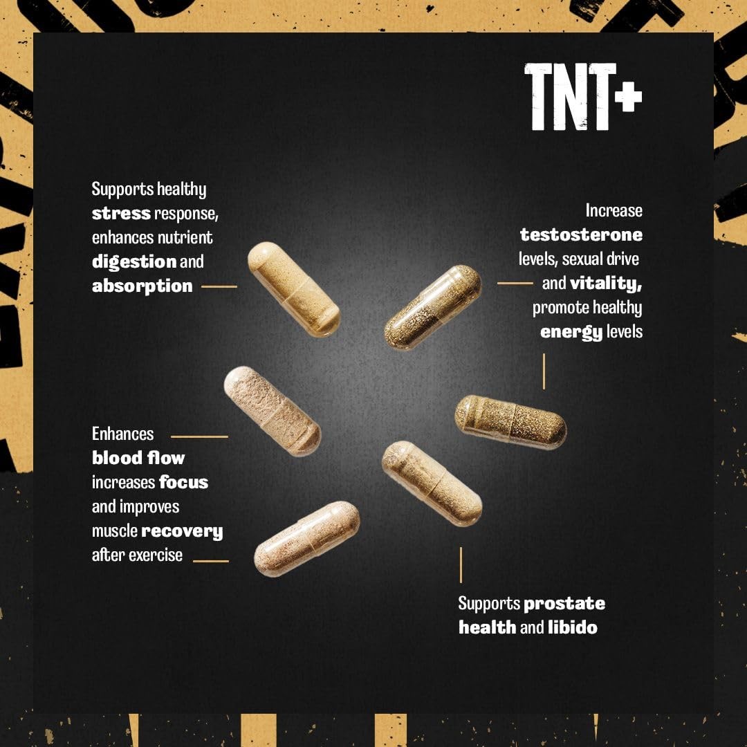 Animal TNT+ – Mens Support, Prostate 30 Count (Pack of 1), Brown