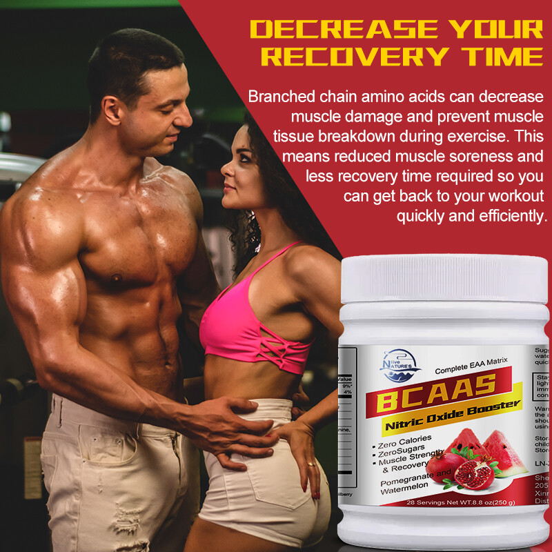 Pomegranate Watermelon BCAA Powder, Muscle Growth & Recovery – Amino Acids