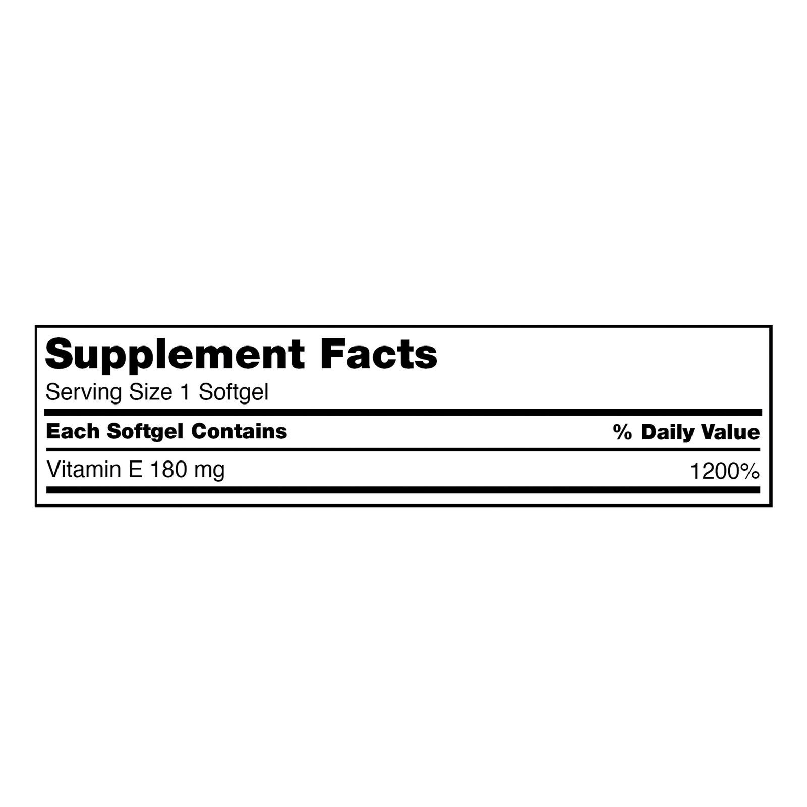 Kirkland Signature VITAMIN E 180 mg (400IU) 500 Softgels EXP 09/2026