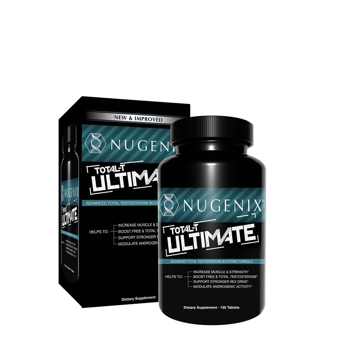 Nugenix Total-T Ultimate New 120 Tablets 🇺🇸