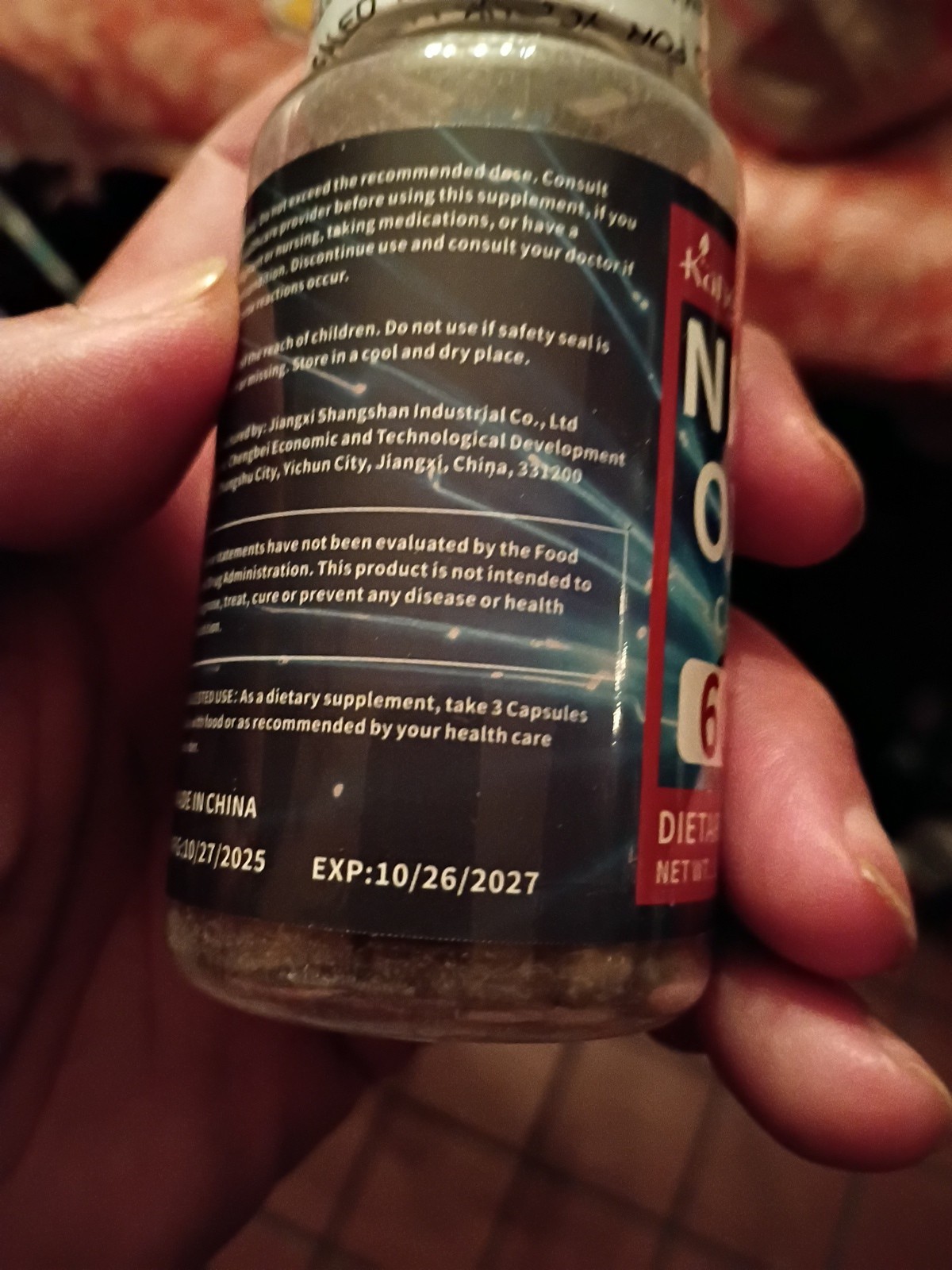Nitric Oxide Booster 6 Pack380 Capsules for Energy Vigor Stamina Pump