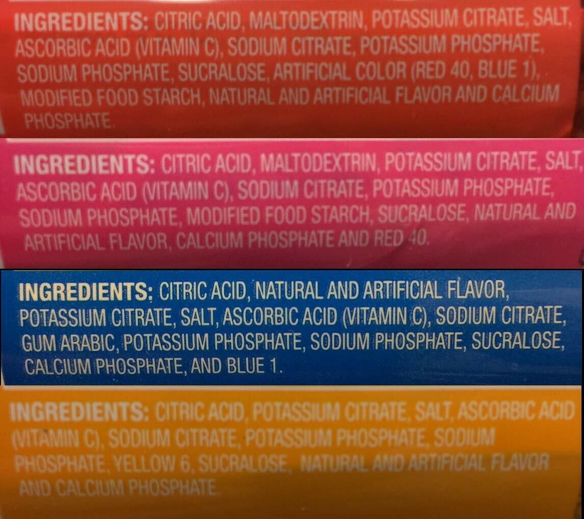 Sqwincher ZERO Sugar Free Electrolyte Powder Beverage ORANGE 20 Qwik Stiks