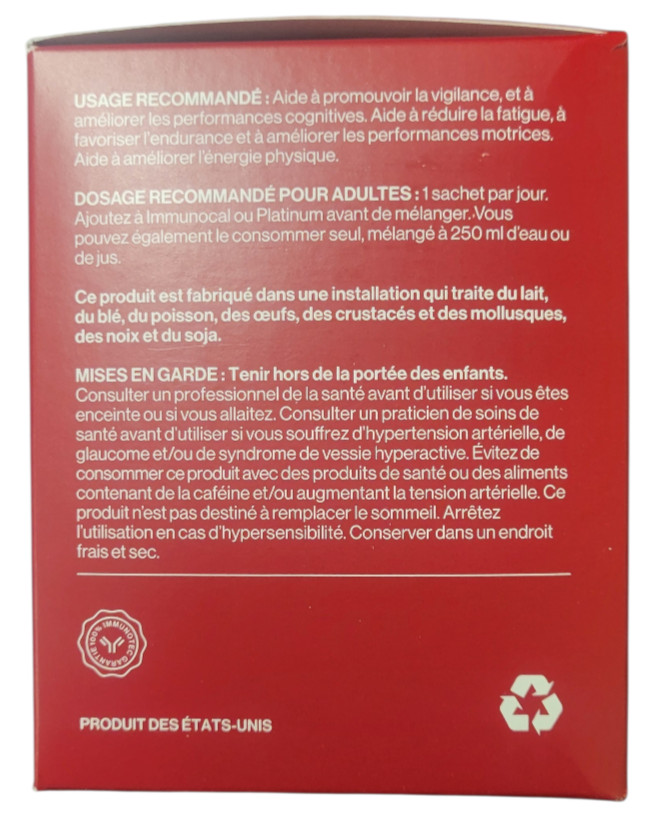 Immunocal Booster Hibiscus (2 Packs of 30 Sticks each) – Exp 10/2027