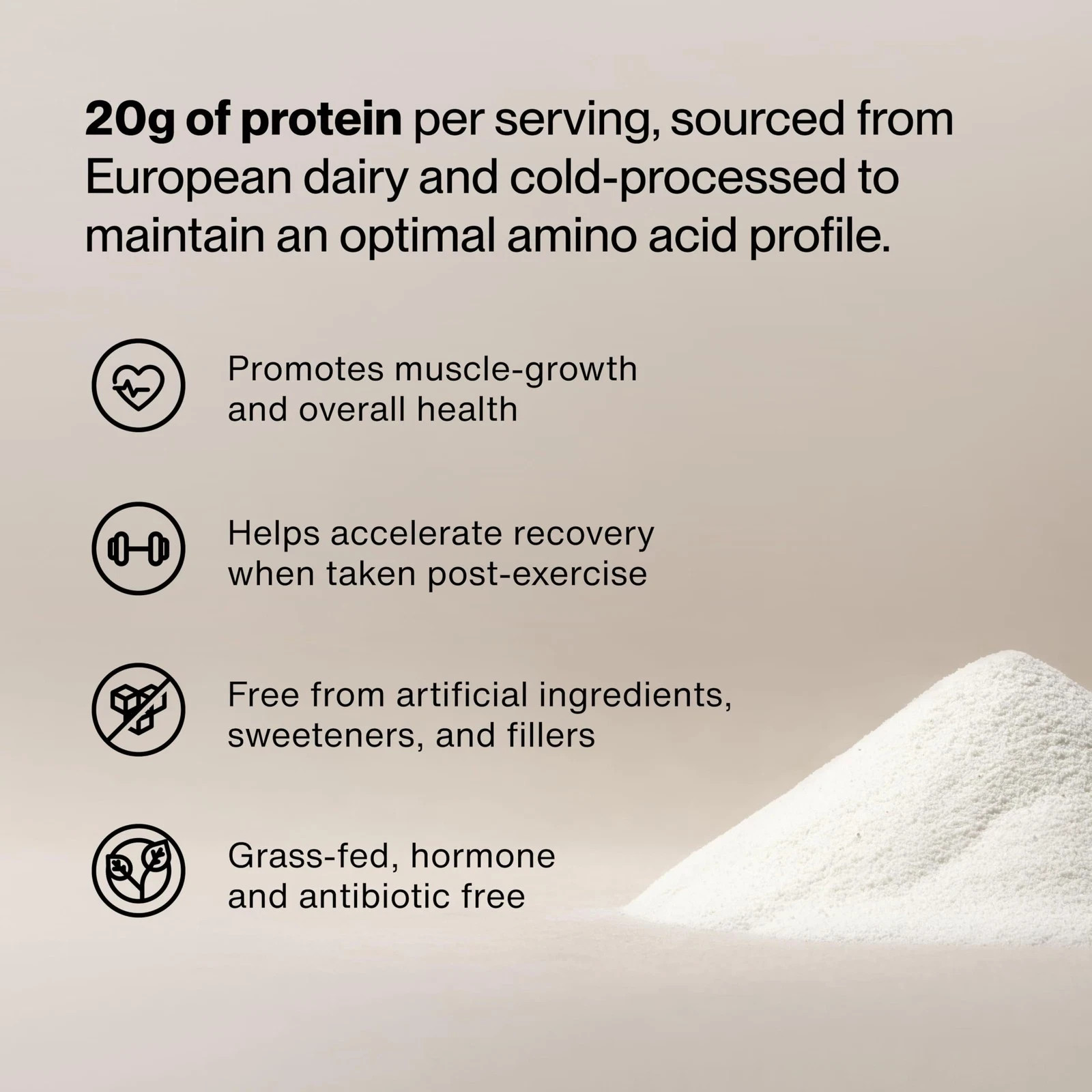 Momentous Essential Grass-Fed Whey Protein Powder – 20 g Whey Isolate Protein…