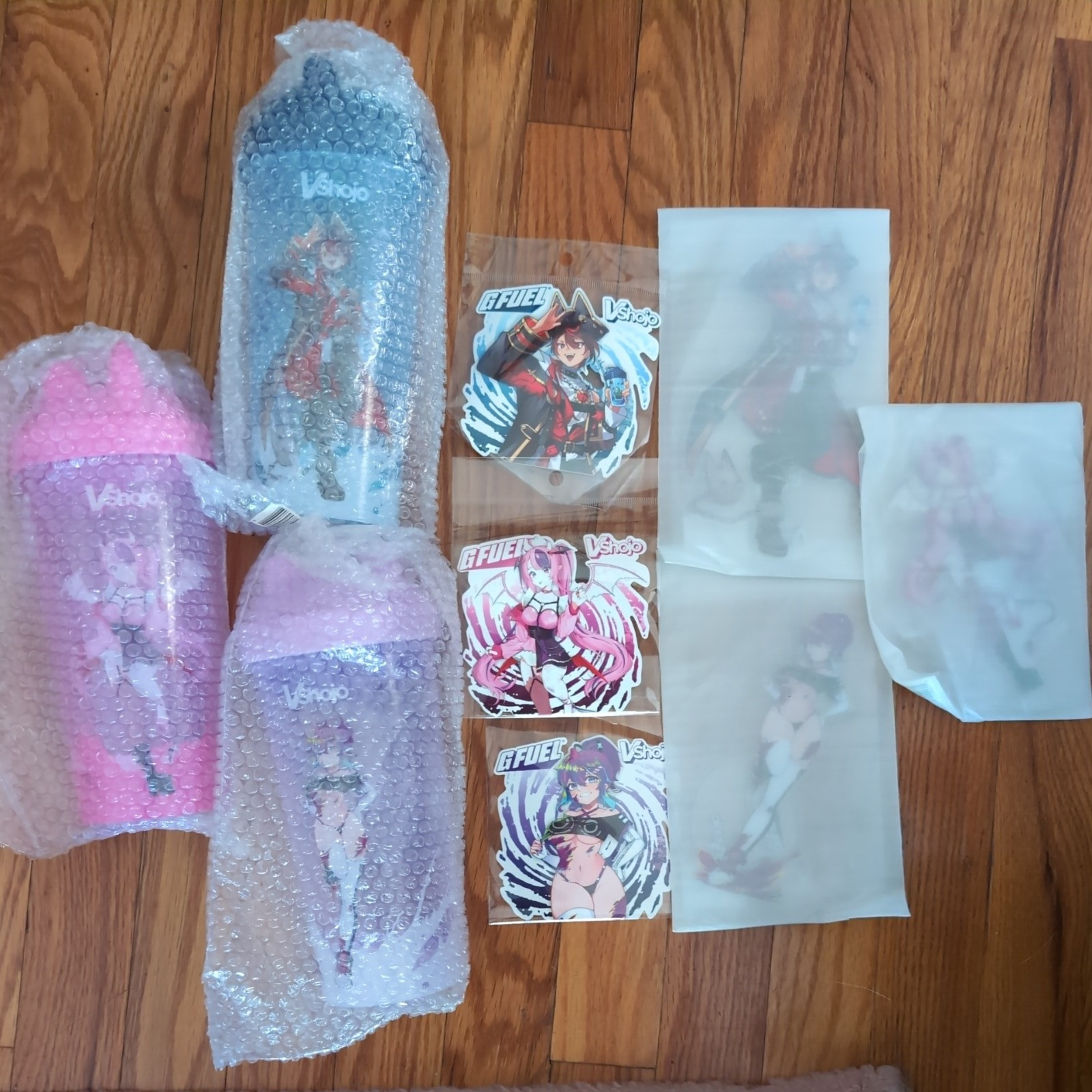 G Fuel VShojo Ironmouse K9 Kuro Projekt Melody Collector’s Box -READ DESCRIPTION