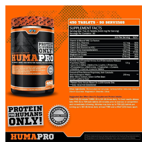 ALR Industries, HumaPro Tablets, 450 Tablets