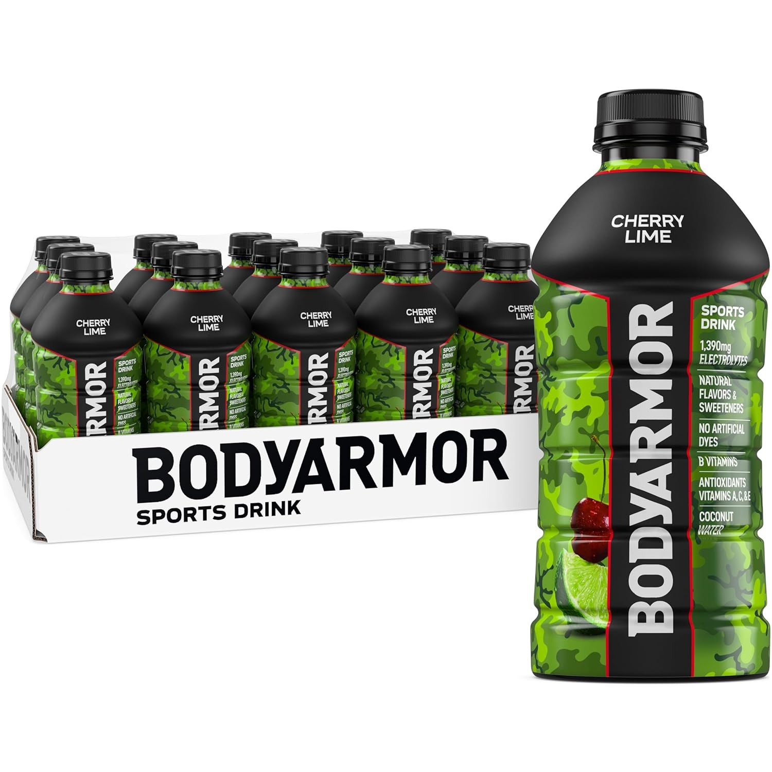 Cherry Lime Electrolyte Sports Drink 28oz Bottles