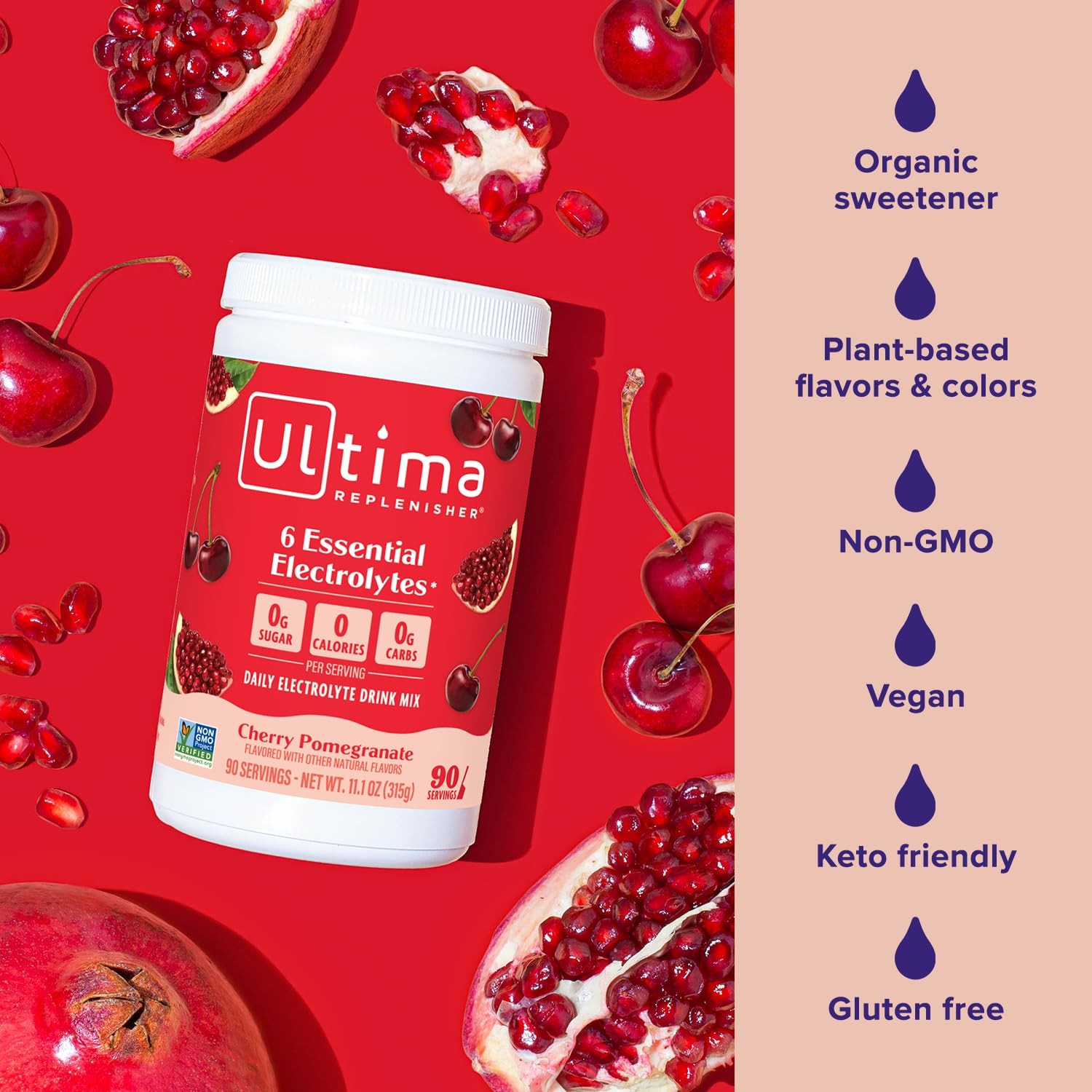 Stay Hydrated All Day – Ultima Replenisher Electrolyte Powder 90 Servings