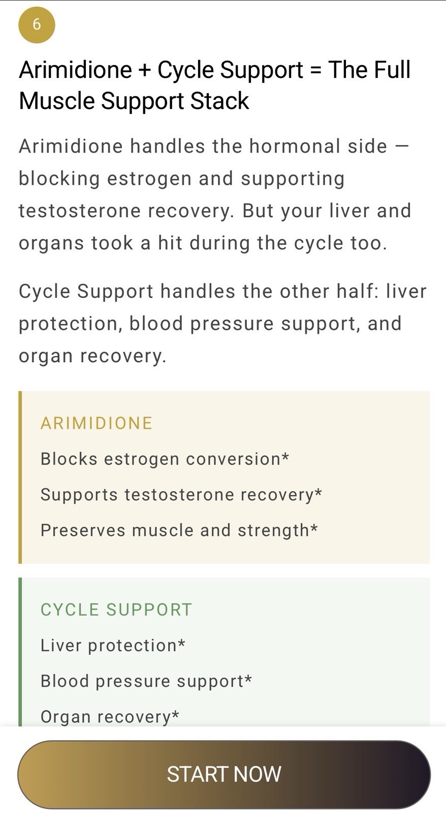 Post Cycle Therapy Stack Test Optimizer Arimotase Inhibitor By Vintage Muscle