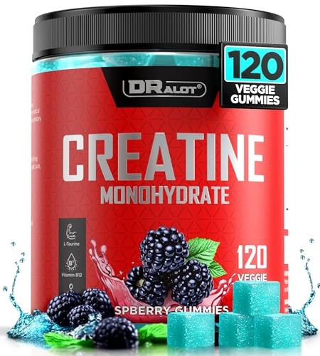 Creatine Monohydrate Gummies 5000mg Energy Muscle Recovery Pre-Workout