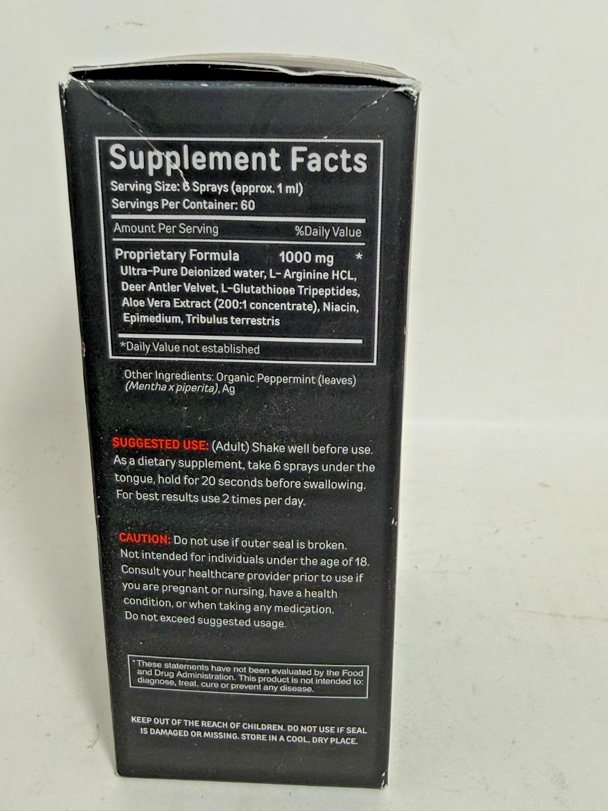 Bucked Up Deer Antler Spray Velvet Extract IGF-1 Post-Workout 2 fl oz 05.2027