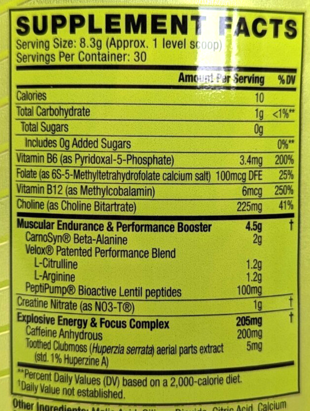 Cellucor C4 Original Pre-Workout, 30 Servings, Cherry Popsicle, Exp. 8/26