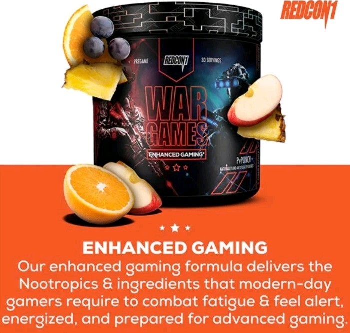 RARE Redcon1 War Games Pre Workout Bubble Gum Gaming Exp 12/2026+. 5.6 oz.