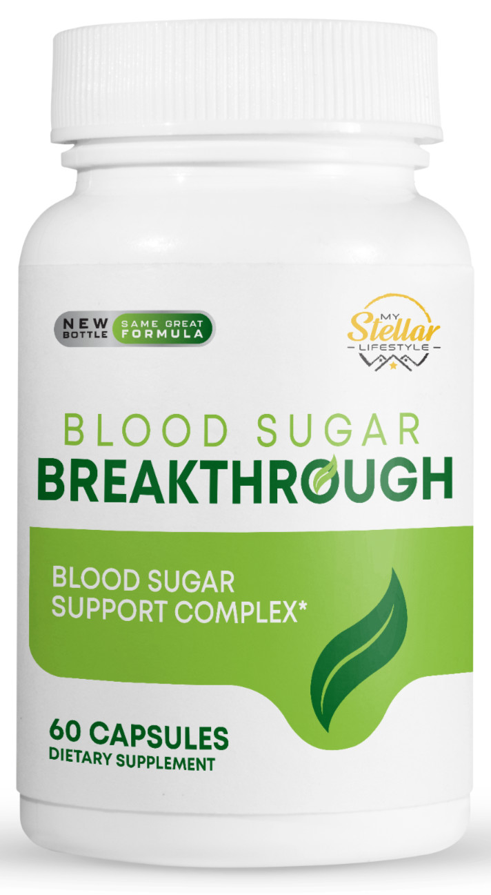 Blood Sugar Breakthrough, soporte de azúcar en sangre-60 Cápsulas