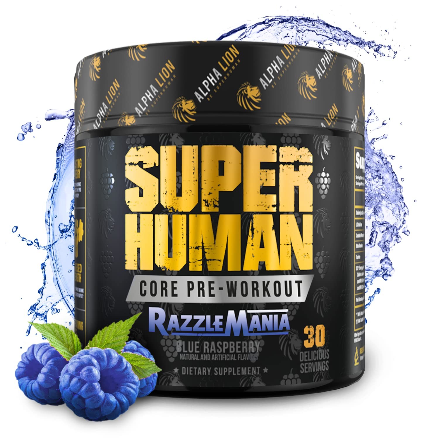 ALPHA LION Core Pre Workout w/Creatine for Performance, Beta Alanine for Muscle,