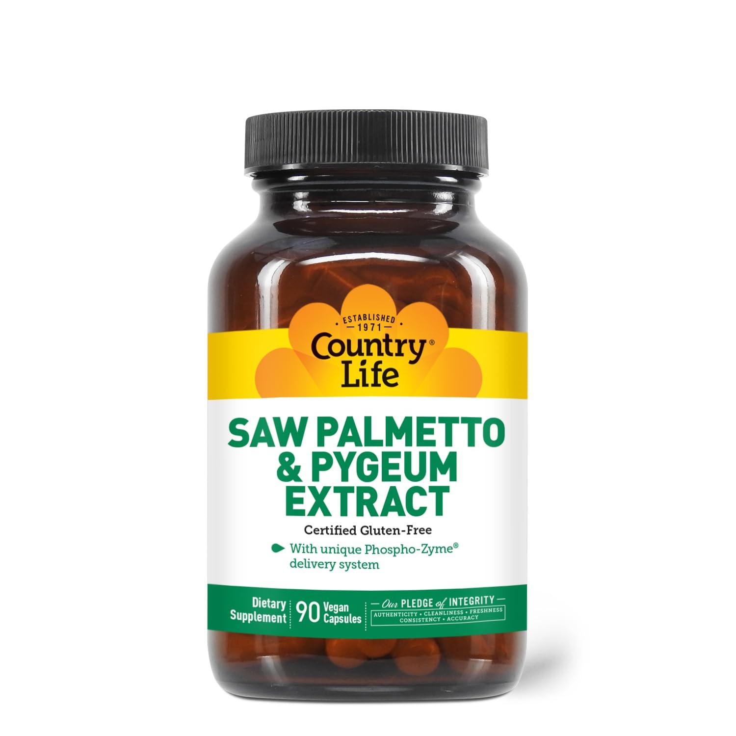 Country Life Saw Palmetto & Pygeum Extract – Prostate 90 Count (Pack of 1)