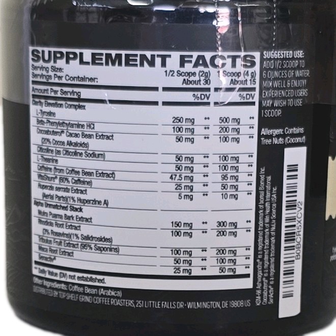 Alpha Grind Energy Supplement Powder 100% Arabica coffee + RAW Ingredients