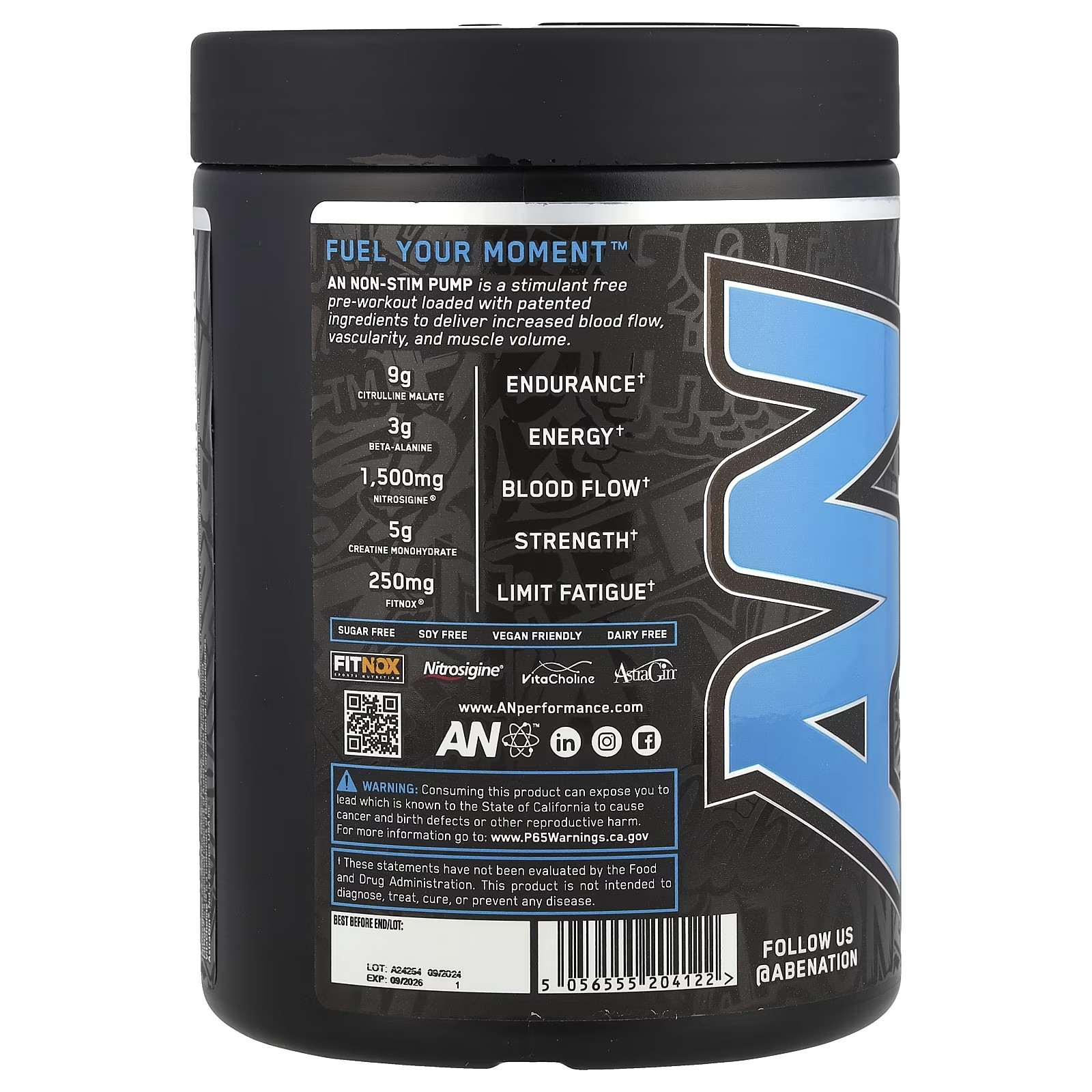 Zero Stim Pre-Workout for Explosive Focus, Energy, and Muscle Pumps | Blue Razz