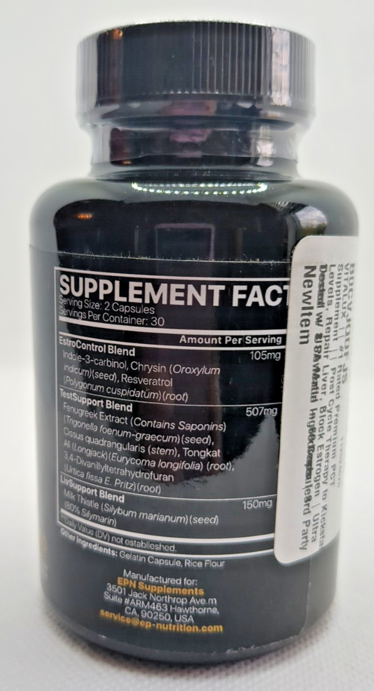 Vitalux Premium Post Cycle Therapy 60 Capsules SEALED EXP: 01/2028