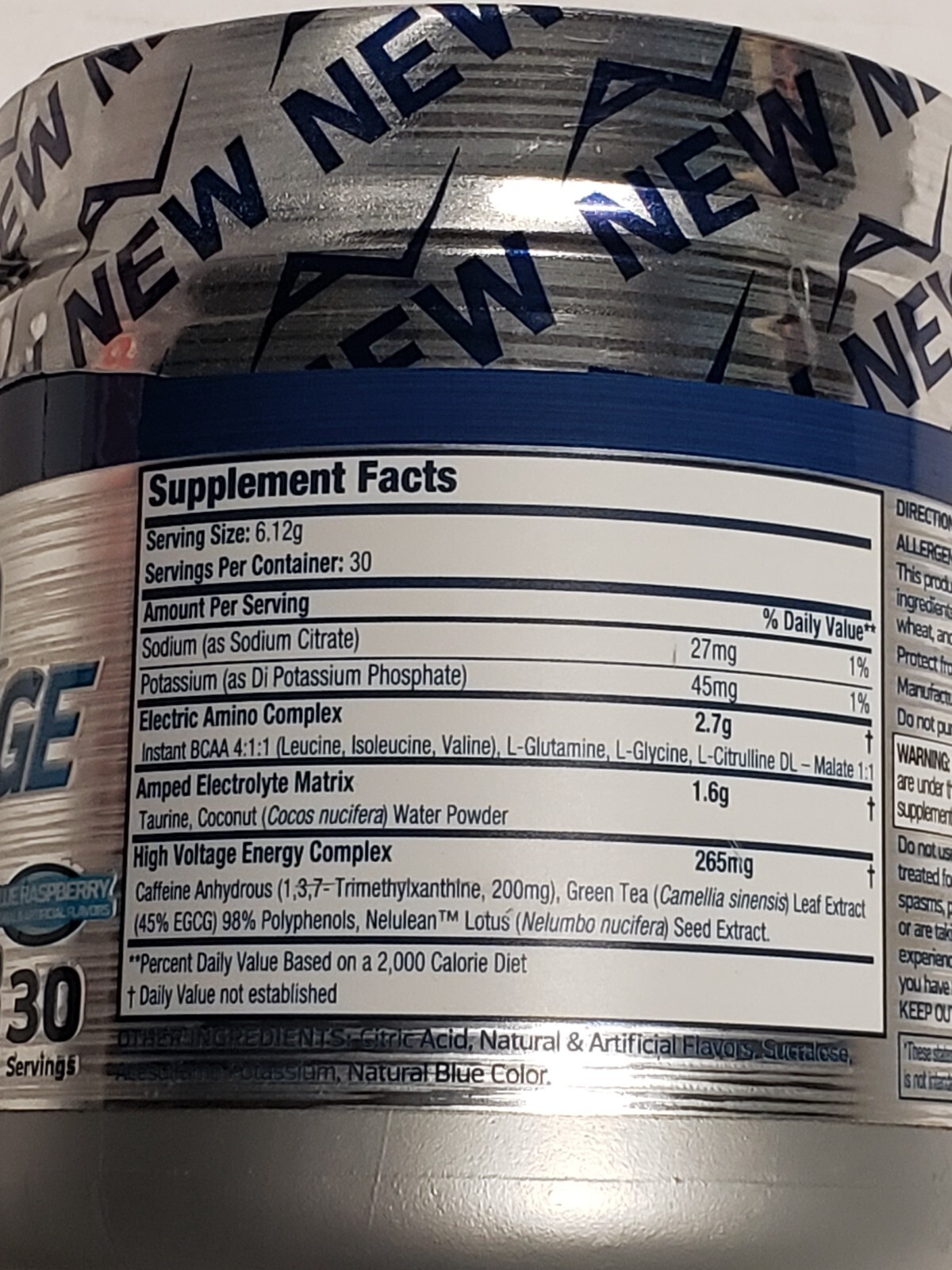 Inner Armour – AMINO VOLTAGE – Energized Amino Matrix – Blue Raspberry – 4/2024
