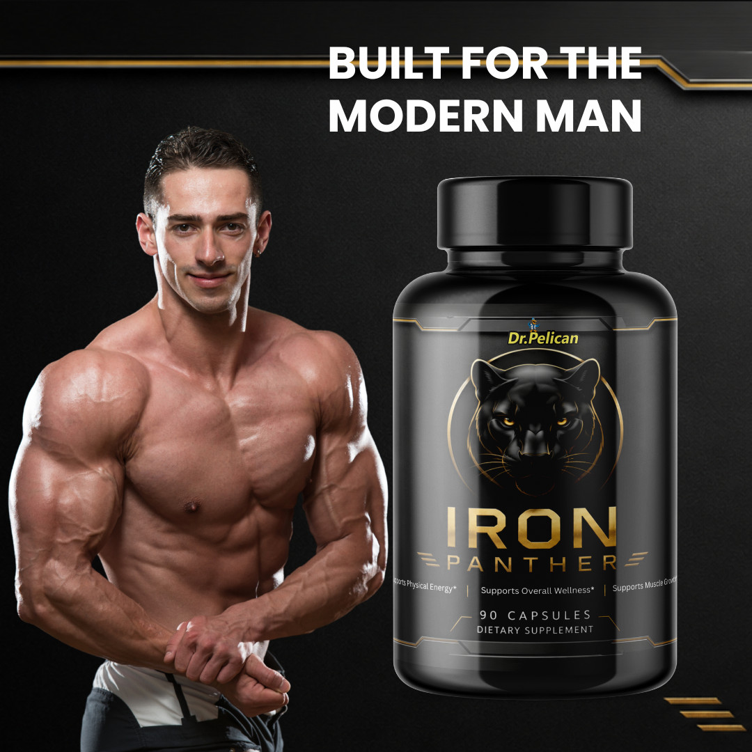 Iron Panther- Bodybuilding & Men’s Health Support- 10 Bottles- 900 Capsules