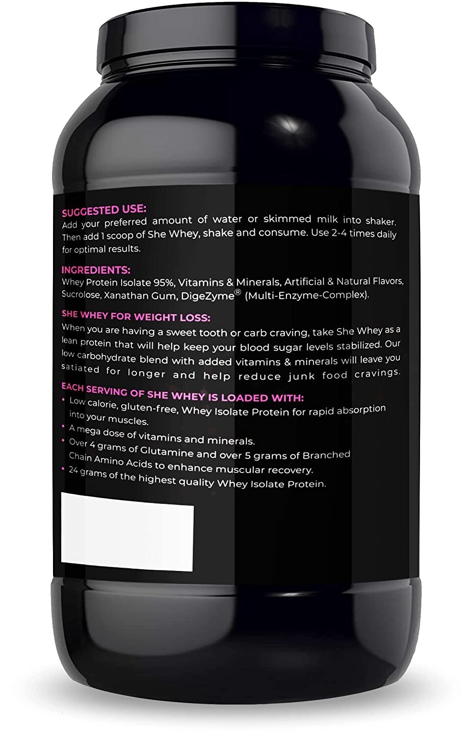 Nutrition Planet She Whey With Added DigeZyme Strawberry Smoothie Flavour 907Gm