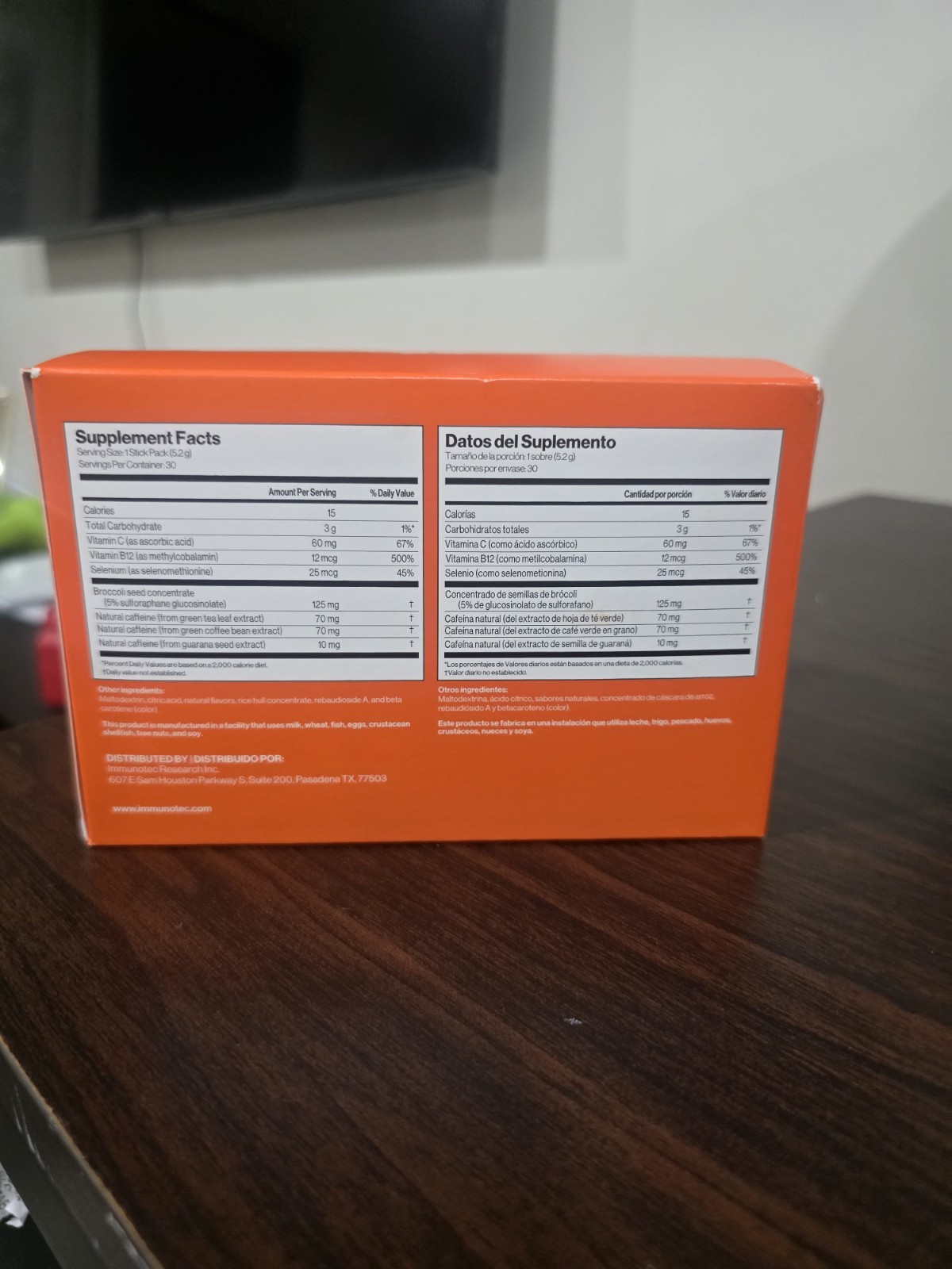 Immunocal Booster Energy & Performance Electric Orange 30 Sticks free shipping..