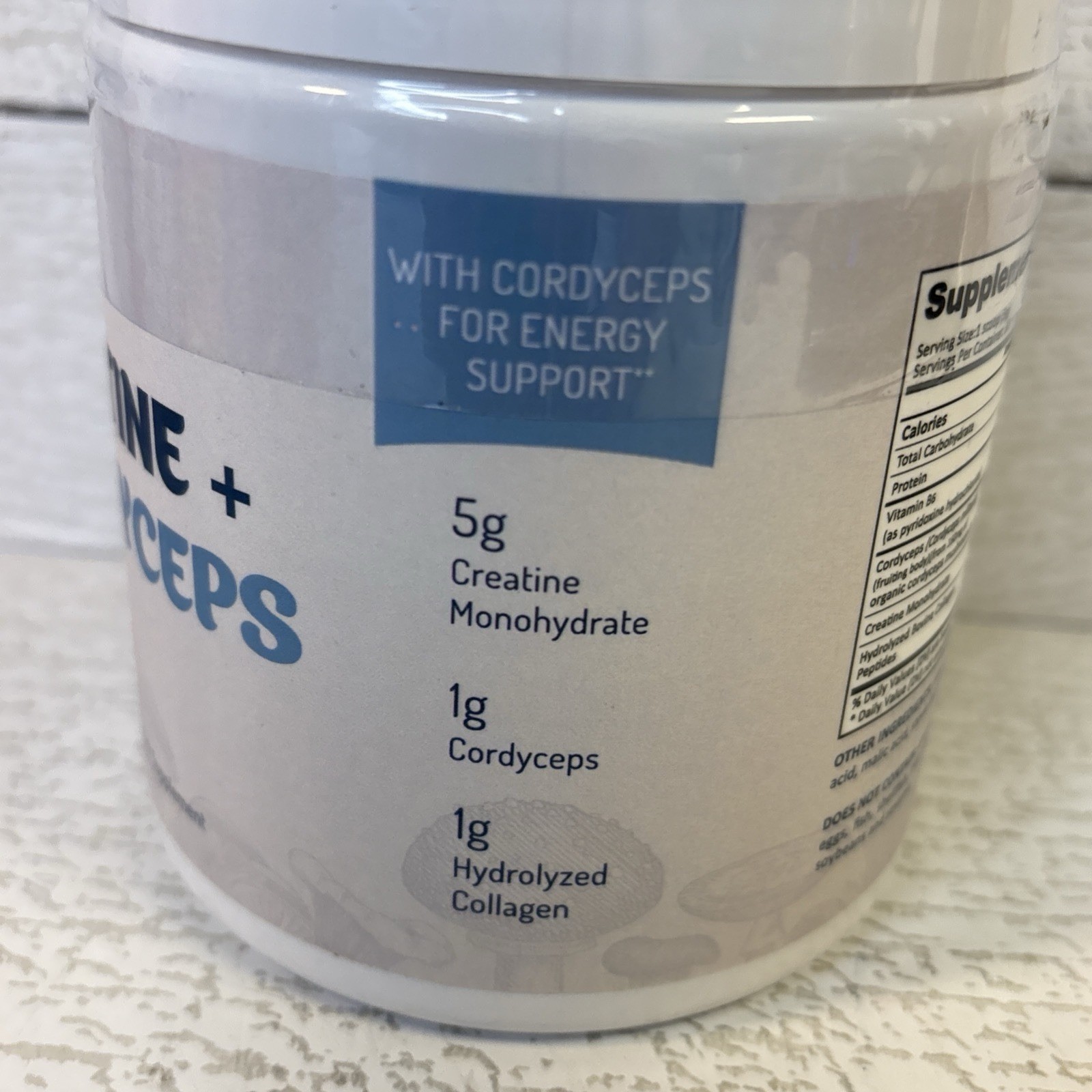 se nutrition Creatine + Cordyceps Powder Sugar Free Mixed Berry 9.5 oz 1-2029