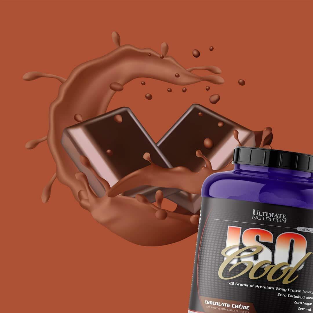 Ultimate Nutrition ISO Cool Whey Isolate Protein Powder – Keto Friendly – Sugar
