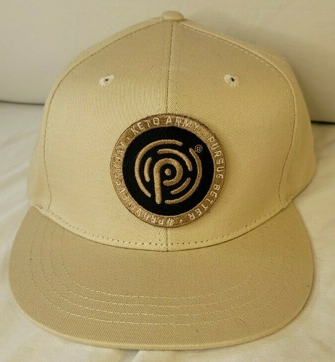 Pruvit Ketones “Keto Army” Tan Baseball Cap Adjustable