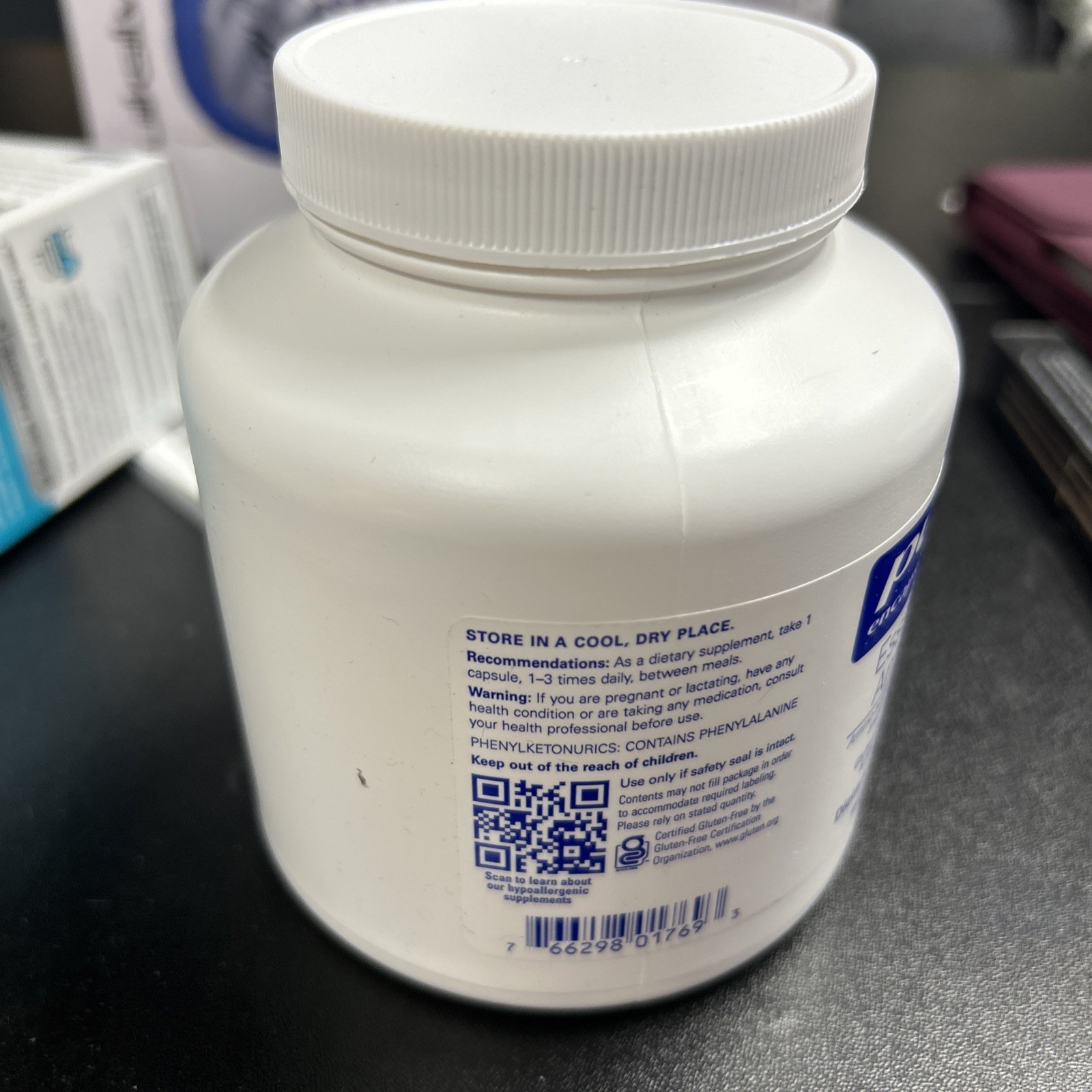 Pure Encapsulations Essential Amino Acids – Muscle Recovery Support Health* –