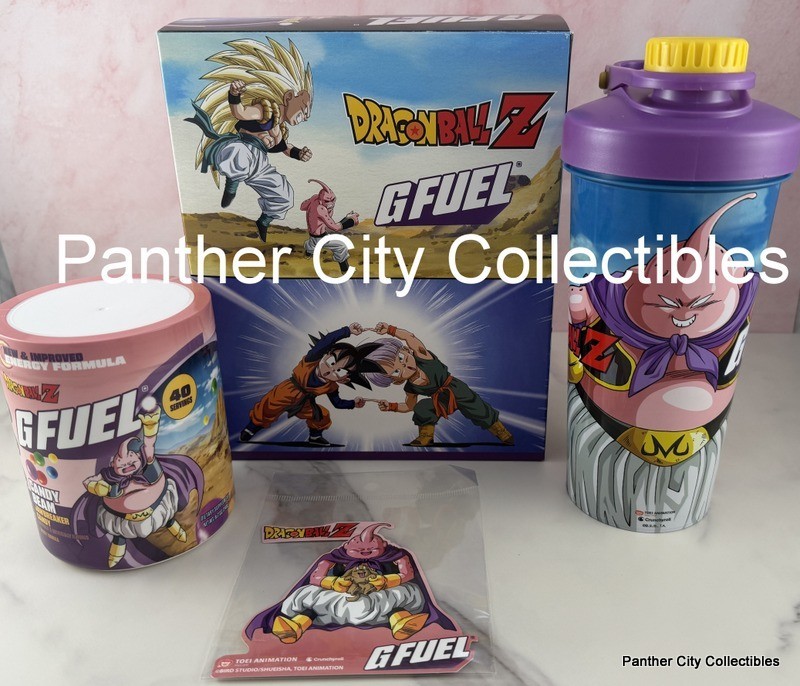 Candy Beam DRAGON BALL Z New G FUEL Collector’s Box 40 Serving Tub Shaker +
