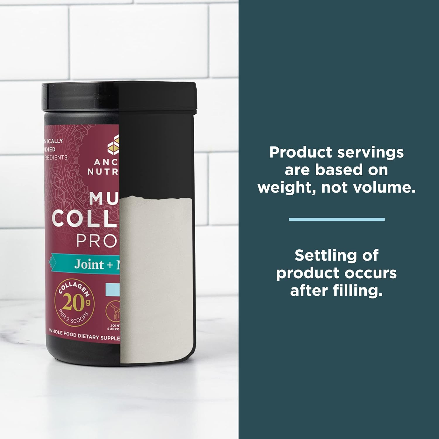 Collagen Powder Protein, Multi Collagen Protein Powder Joint + Mobility, 20 S…