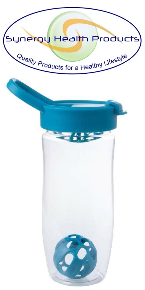 MAXAM 24oz Tritan Shaker Bottle w/ Mixer Ball Separator Spill-Free Lid BPA-Free
