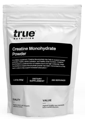 Creatine Monohydrate Powder 500g Micronized 2g Serving Muscle