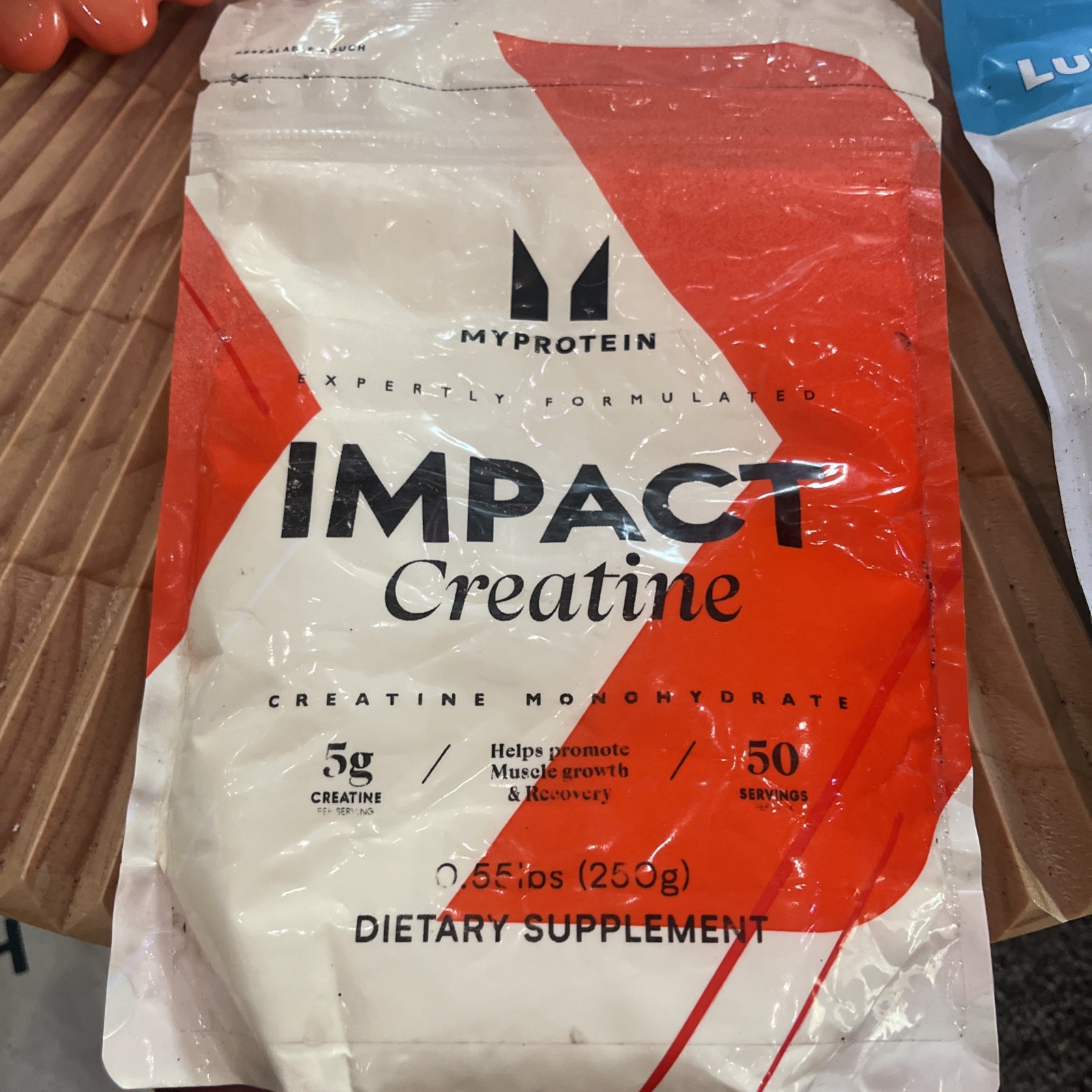 Myprotein Impact Creatine Monohydrate Powder .55lb 50Servings Pure Unflavored