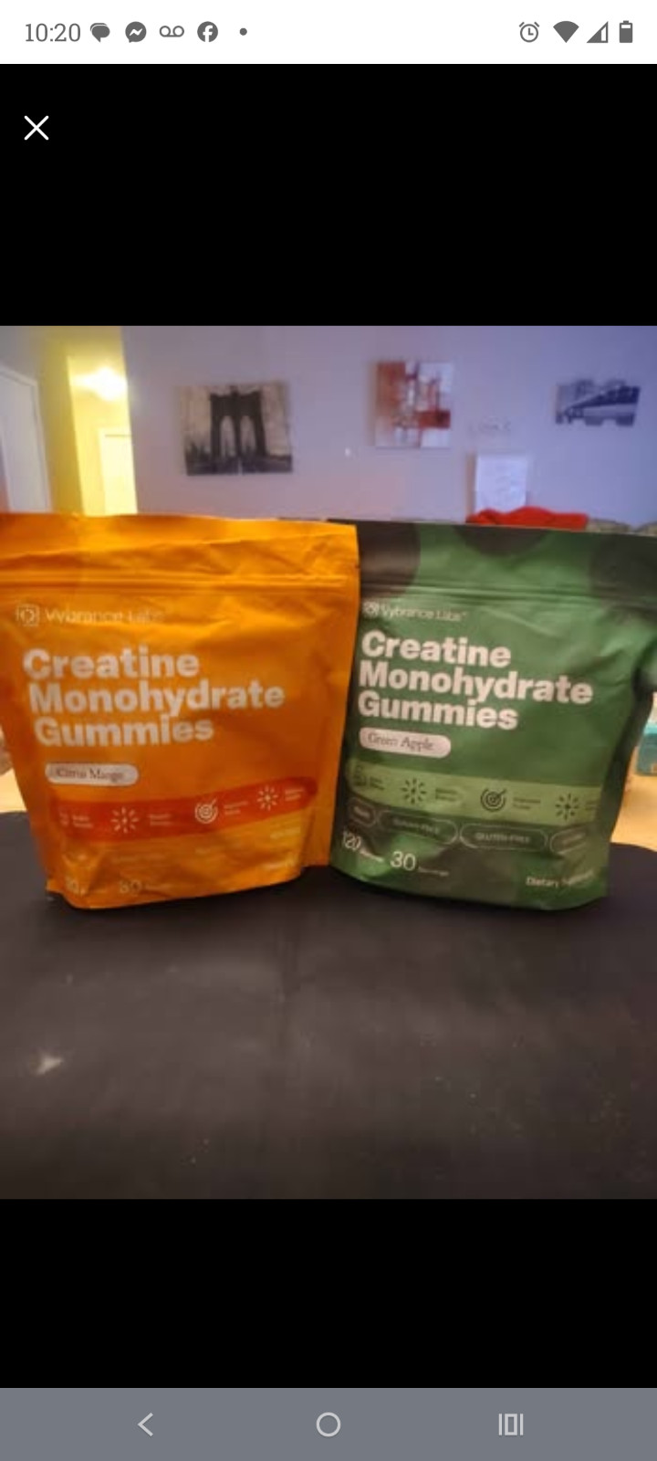 VYBRANCE LABS 3-in-1 Creatine Monohydrate Gummies | 5g Creatine + Taurine + Vita